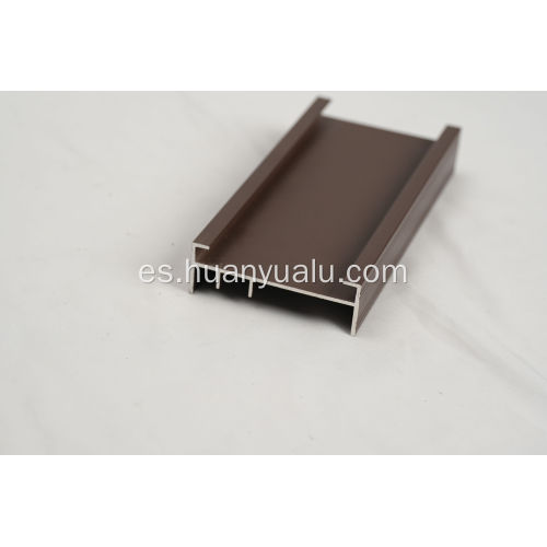 Perfiles de aluminio pintados con aerosol para puertas y ventanas